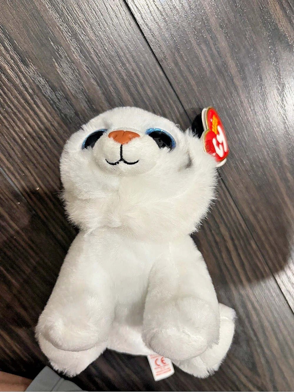 Ty Tundra the White Tiger White Plush Stuffed Animal